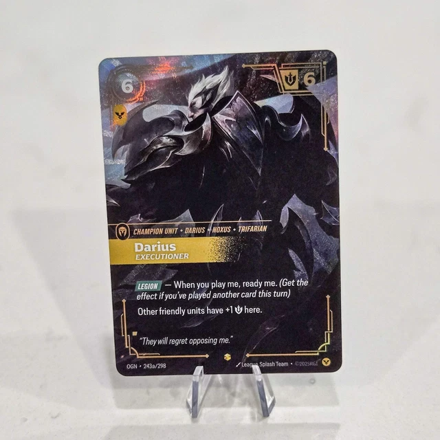 RIFTBOUND TCG - Darius - Executioner (Foil, Epic) | Origins 243/298 $8. ...