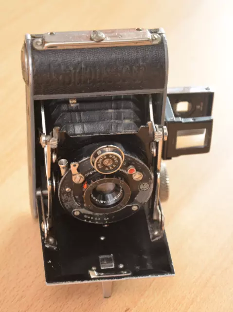 RODENSTOCK YSELLA 3x4cm Kamera mit Trinar & Pronto S - (ZEH GOLDI) Anfang 1930er