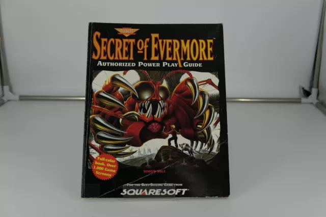 Secret of Evermore SNES Prima Squaresoft Strategy Power Play Strategy Guide