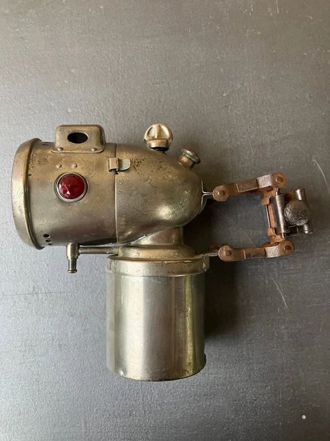Lampe De Vélo Acétylène Jos. Lucas Ltd - Laiton Antique, Birmingham