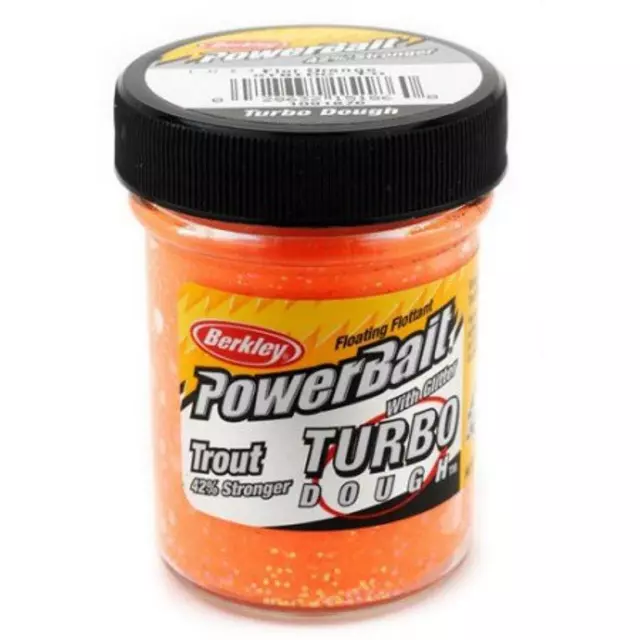 BERKLEY POWERBAIT GLITTER Turbo Dough Trout Bait 42% Stronger Choice of  Colors $9.90 - PicClick
