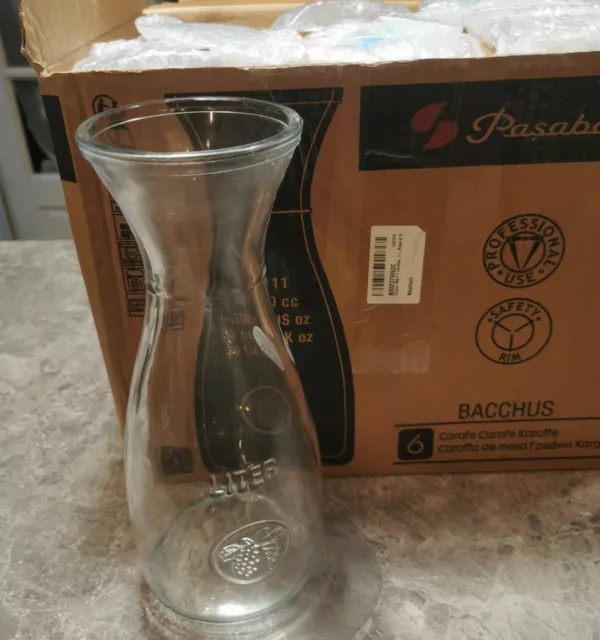 Carafe Bacchus 1000 ml PASABAHCE 1 Litre table water wine etc