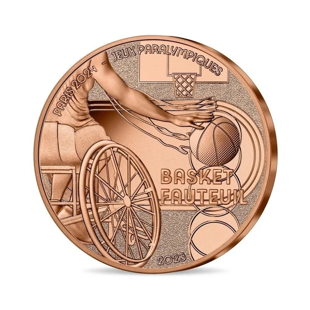 FRANCE 1/4 EURO 2023 Paris 2024 Olympic Games Basketball chair (9157