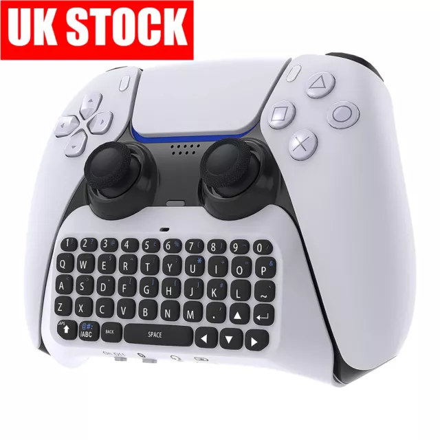 PS5 Controller Keyboard 3.5mm Wireless Bluetooth Keypad for Sony Playstation 5