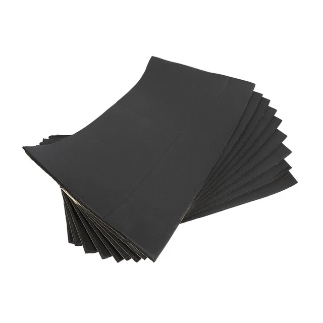 9Pcs Car Van Sound Proofing Deadening Insulation Foam 30Cmx50Cmx6Mm Protect V9B3