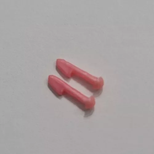 Barbie Earrings Lt Pink Studs Only Plain Simple Jewelry Only Doll Accessories