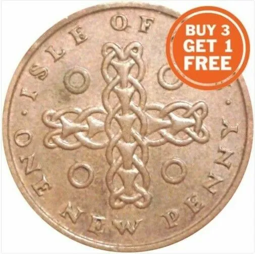 Isle Of Man 1P One Pence 1971 To 2018 Choice Of Date
