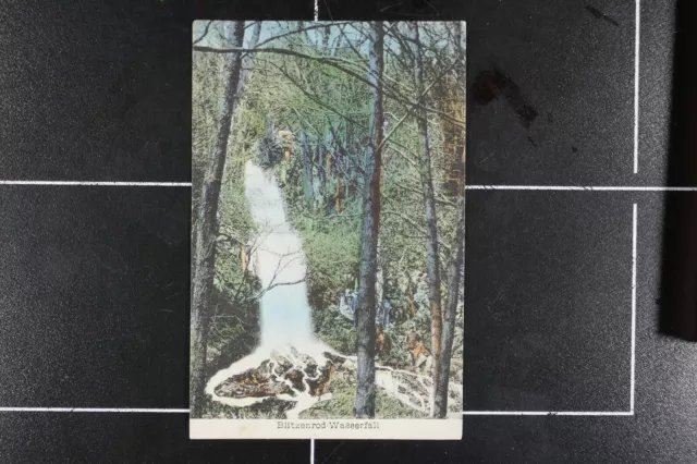 AK Blitzenrod 1925 gelaufen  Lauterbach Wasserfall belebt Gießen Vogelsberg