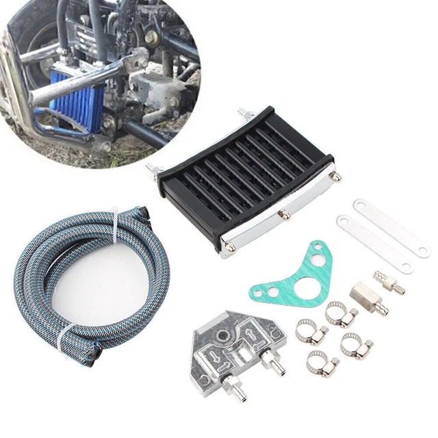 Raffreddatore olio radiatore di raffreddamento per 125cc 140cc 150cc motore sporcizia pit bike ATV nero