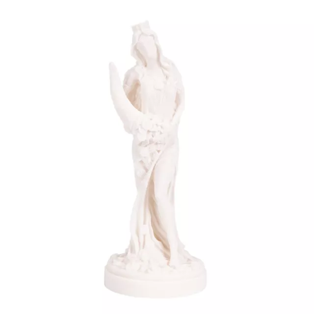 Déesse de la richesse Tyche Lady Luck Fortuna Statue Sculpture en albâtre...
