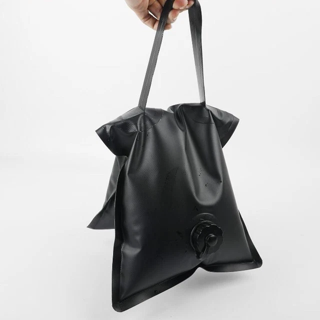 Sac Lest à Eau Pour Tente Ou Tonnelle - PVC Noir Réutilisable - Neuf
