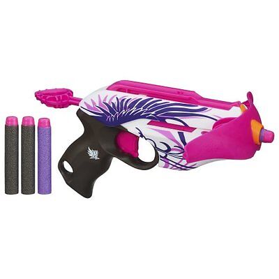 Nerf Rebelle Pink Crush Blaster Crossbow Girls Gun Automatic Darts Refills Toy