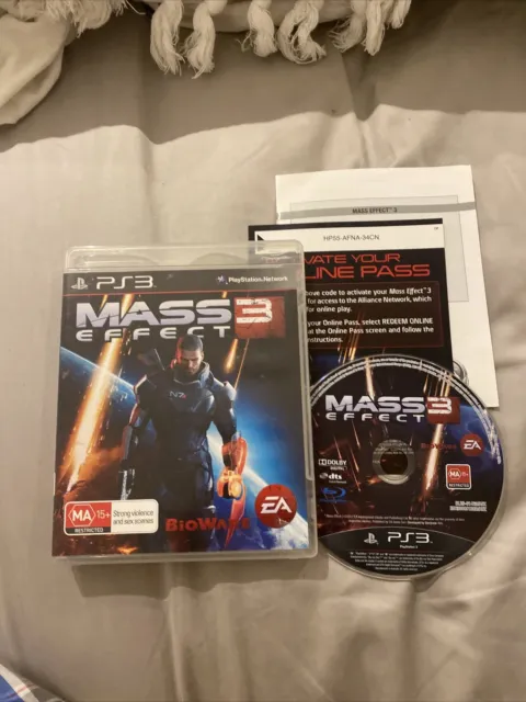Mass Effect 3 PS3 Game Playstation 3 Games PAL *FREE SHIPPING* 100% Tested
