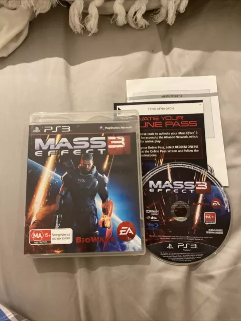 Mass Effect 3 PS3 Game Playstation 3 Games PAL *FREE SHIPPING* 100% Tested