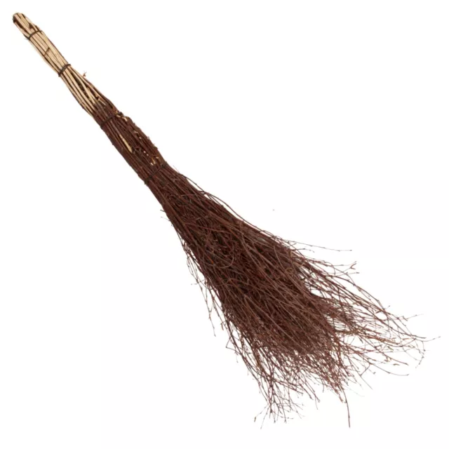 Broom Traditionally Handmade Birch Twigs Witches Style Broom 100 cm / 39 in Long