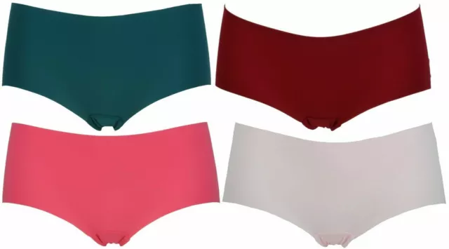 M&S Womens Pink Soft Lace Microfibre No VPL Thong Underwear Lingerie BNWT-  16