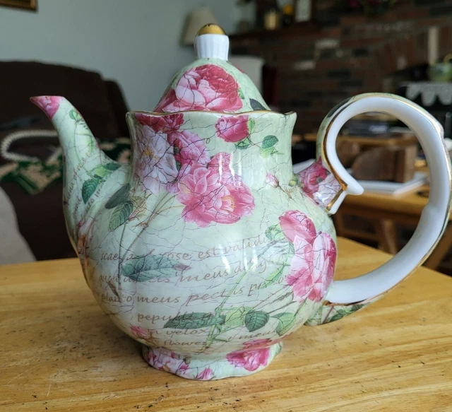 Vintage Royal Danube Floral Tea Pot Must See