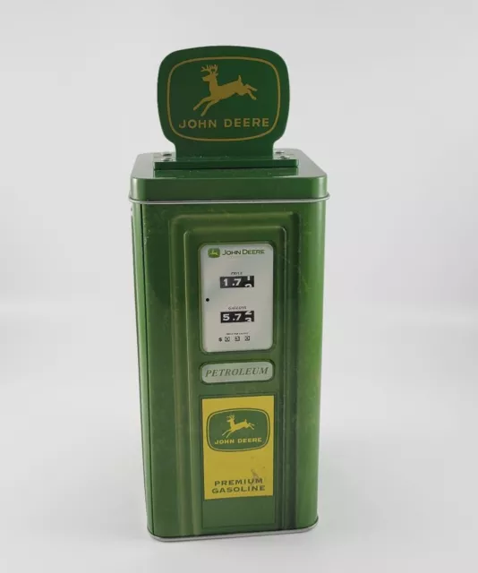 John Deere Tin Box - Gas Pump Coin Bank
