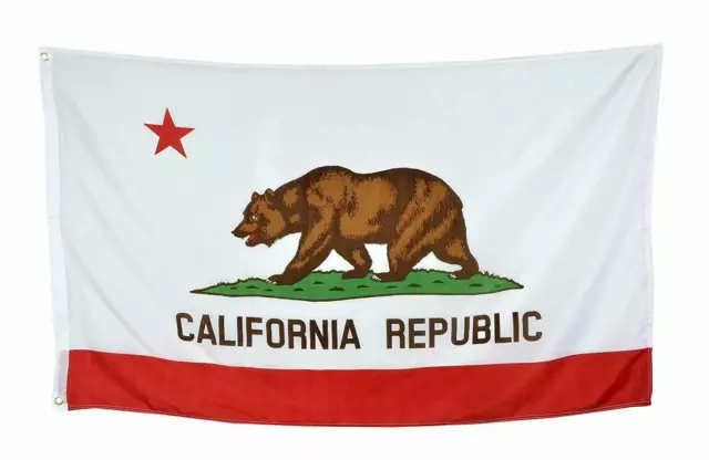 State of California Republic BIG Flag 100D 3x5FT Polyester CA Indoor Outdoor