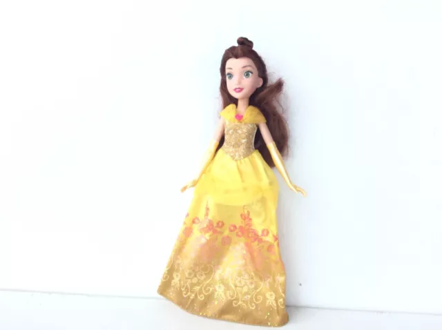 Hasbro Disney Princess Royal Shimmer Belle Doll with Blue Hair and Glittery Dress - wide 1