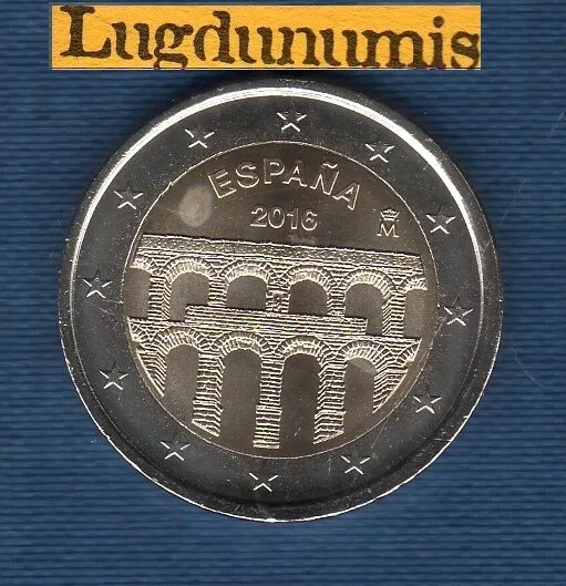 2 Euro Commémo Espagne 2016 UNESCO Aqueduc de Ségovie SUP SPL Spain