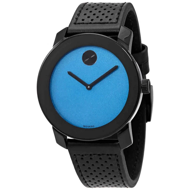Movado Bold TR90 Quartz Blue Museum Dial Men's Watch 3600761