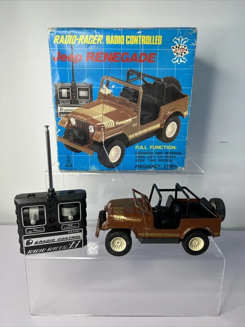 Vintage Taiyo Radio – Racer Jeep Renegade R/C car. Boxed.