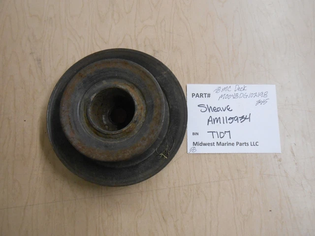 AM115934 John Deere 48 MC Mower power flow sheave (double pulley) T107