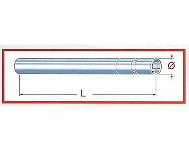 Standpipe Fork Suzuki VS 1400 Intruder, 87-00, D = 41mm L = 657mm