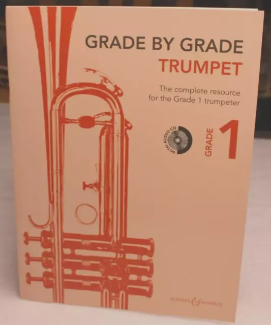 Grade by Grade Trumpet Grade 1, includes piano accompaniment book, Boosey & Hawk
