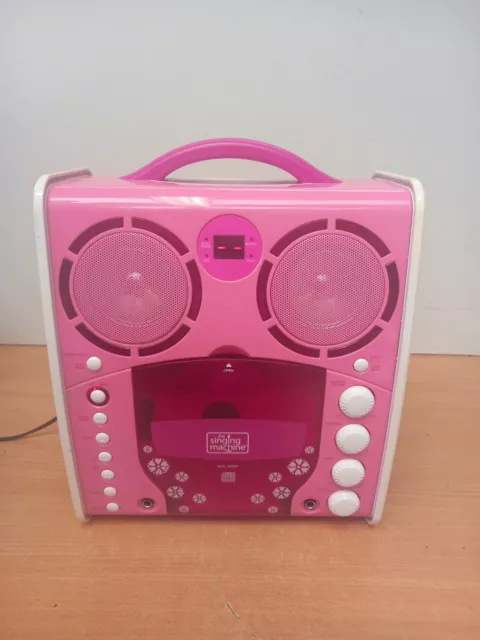 The Singing Machine Portable CD+G Karaoke Player - Pink - Unit Only (SML-383P)
