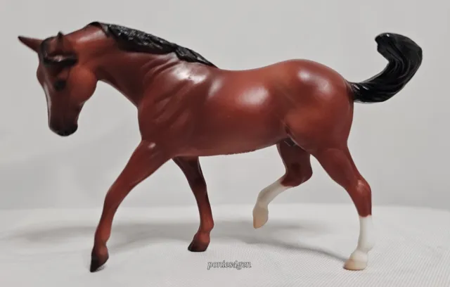 Breyer Horses 5904 Stablemates Red Bay Quarter Horse G2 Appaloosa mold Retired
