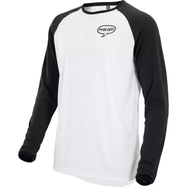 Loose Riders MTB-Jersey Langarm  Cult of Shred - F*ck Off White