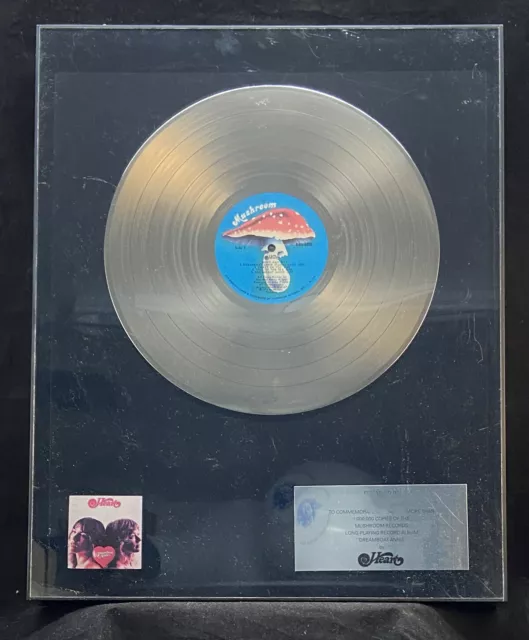 Herz Dreamboat Annie Original 1970s Hausintern Platinum LP Plakette