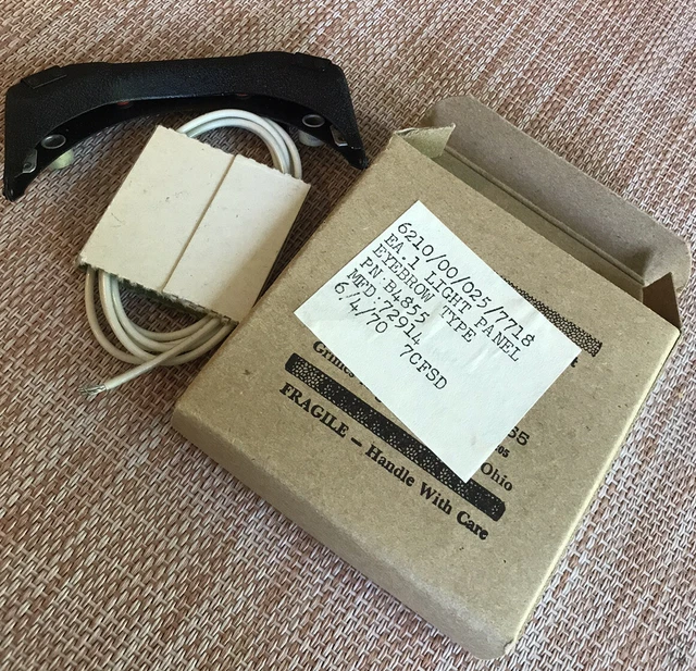 Grimes Aircraft Instrument Light, P/N B4855 New Surplus. Free Shipping!