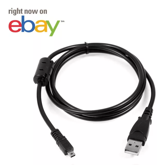 Fuji Film Finepix USB camera Lead Cable Adapter PC Mac Data Transfer Pic Sync