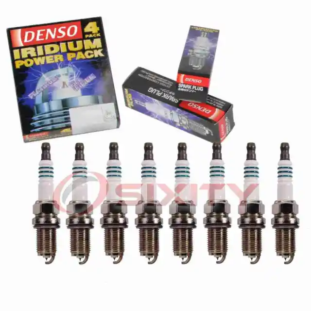 8 pc DENSO 5348 Iridium Power Spark Plugs for IK22G 98079-571-CH io