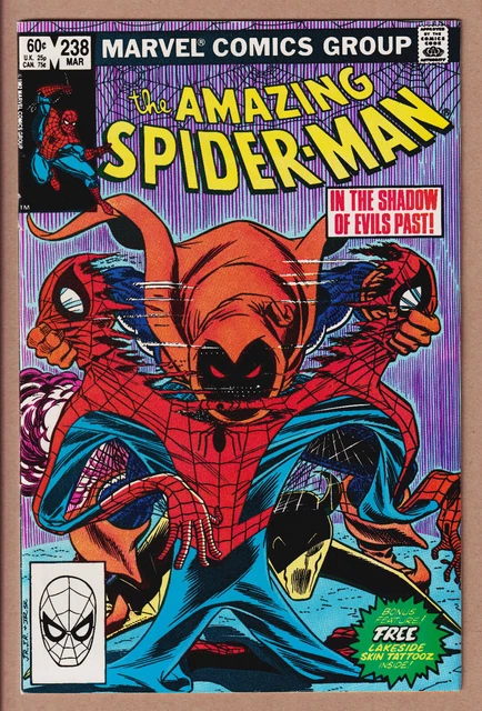 Amazing Spider-Man #238 +HAS Tattooz (1983, Very High Grade)🔑1st Hobgoblin NICE