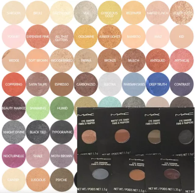 MAC Eye Shadow - Panier de recharge palette Pro choisissez votre teinte neuve 2