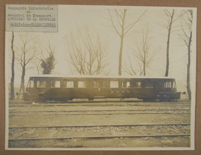 Autorail LR O 110 L - Train Ancien 38cm, époque 3, à Réparer - Pièce De Collection