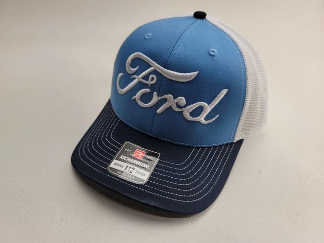 Ford Raptor R Leather Patch Trucker Hat, Richardson 112 Snapback
