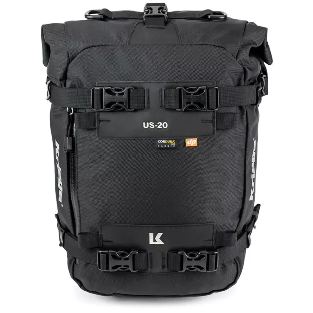 Kriega US-20 Drypack - Waterproof - 20 Liter Black Bag Rear Bag