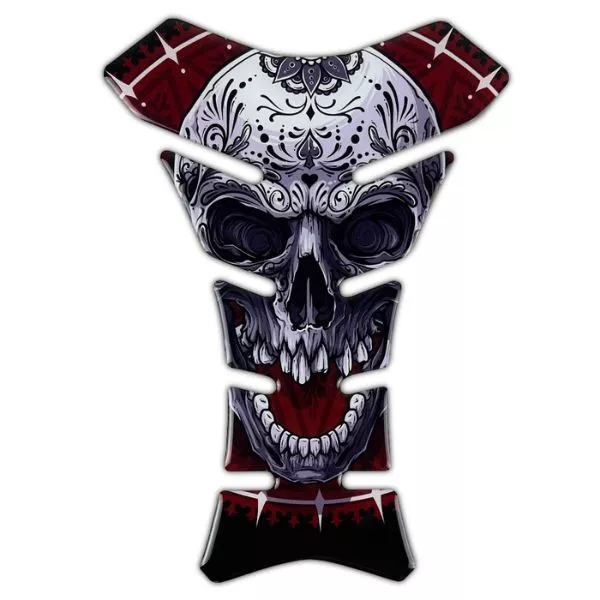 Tank Pad Protector Resin Dead Skull for Suzuki GSF600 GSF1200 GSF1250 Bandit