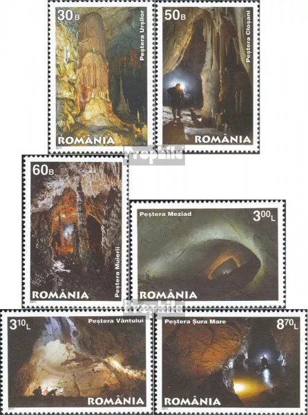 Romania 6493-6498 (complete.issue.) unmounted mint / never hinged 2011 Caves