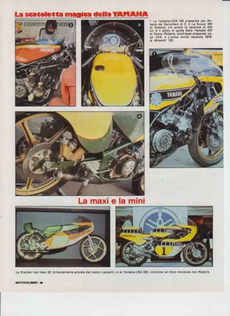 Pubblicita'  Advertising-Articolo Moto Gp Mondiale  1978- Motosport Gp Epoca 3