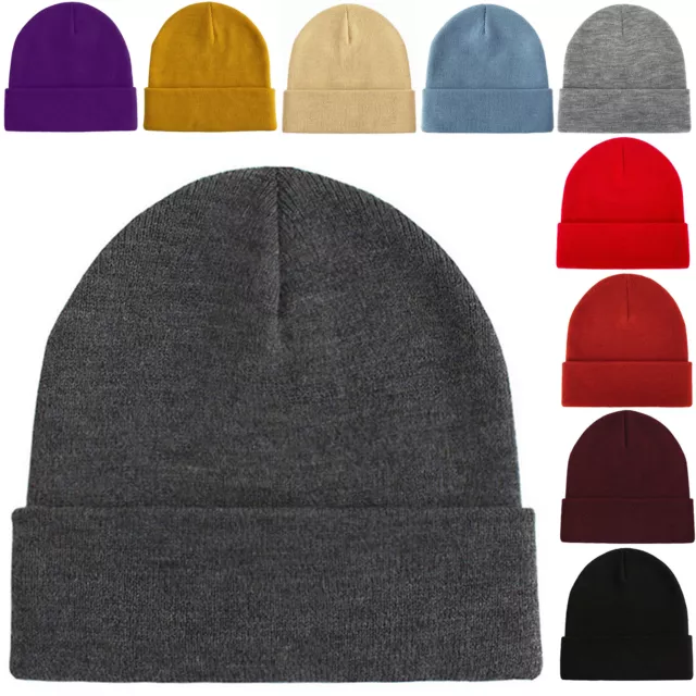 Cappello Cappellino Berretto Cuffia da Uomo Donna Regolabile maglia invernale F5