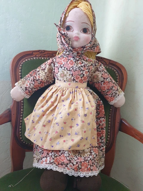 Poupée pouet chiffon BELLA - Vintage