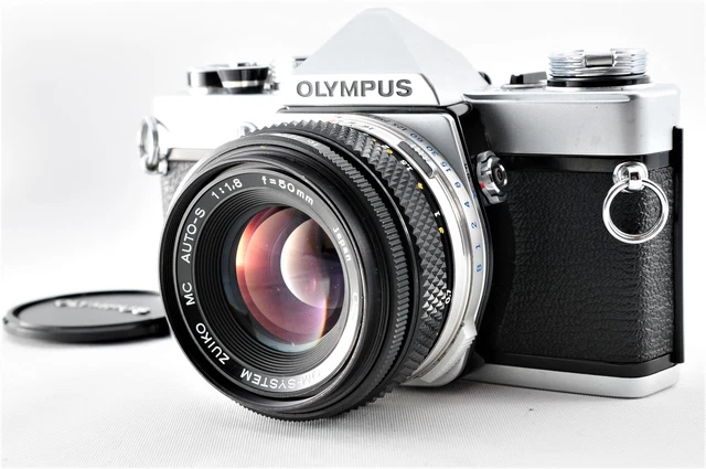 [ EXC+ 3] Olympus OM-1 Md Appareil Photo Argentique SLR + Zuiko AUTO-S 50mm