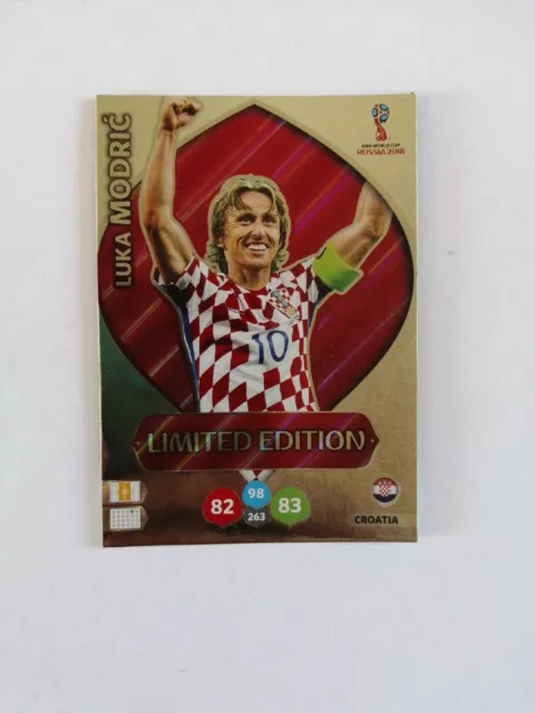 panini adrenalyn xl fifa world cup 2018 russia Luka Modric limited édition