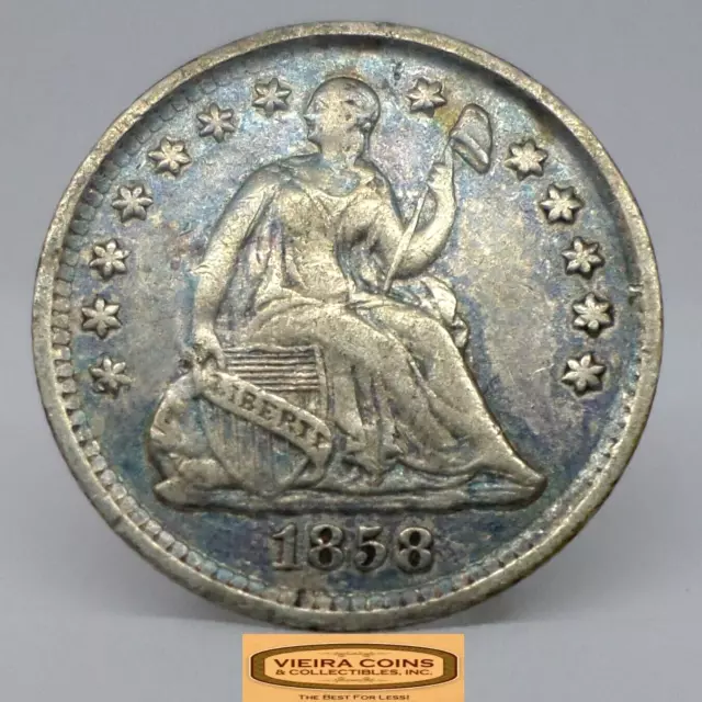 1858 Liberty Seated Silver Half Dime - #C35596NQ